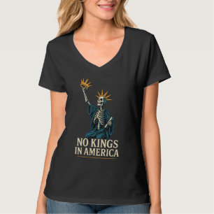 Geen Koningen in Amerika Protest T-shirt
