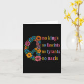 Geen koningen in Amerika protesteren voor vrede Fl Kaart (Gele Bloem)