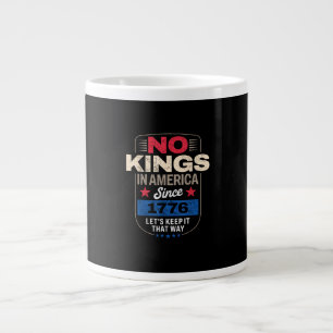 Geen Koningen In Amerika Retro Klassieker Grote Koffiekop