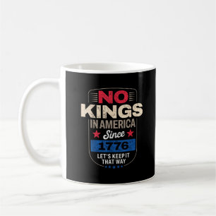 Geen Koningen In Amerika Retro Klassieker Koffiemok