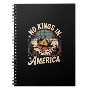 Geen Koningen In Amerika Retro Klassieker Notitieboek