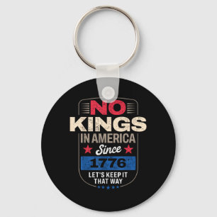 Geen Koningen In Amerika Retro Klassieker Sleutelhanger