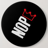 Geen koningen in Amerika Ronde Button 6,0 Cm (Voorkant)