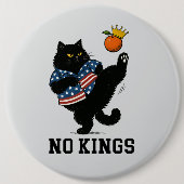 Geen koningen in Amerika Ronde Button 6,0 Cm (Voorkant)