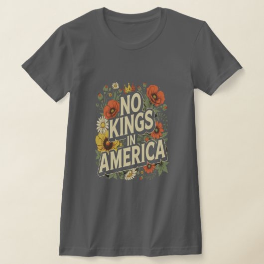 Geen koningen in Amerika Rosy Design T-shirt (Laagn)