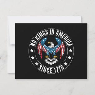Geen koningen in Amerika sinds 1776