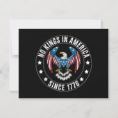 Geen koningen in Amerika sinds 1776 (Achterkant)