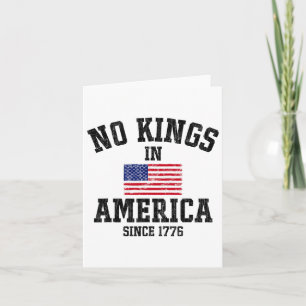 Geen Koningen In Amerika Sinds 1776 4e Juli Patrio Kaart