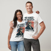 Geen koningen in Amerika sinds 1776 Amerikaanse vl T-shirt (Unisex)
