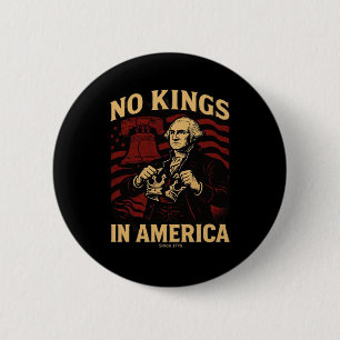 Geen Koningen In Amerika Sinds 1776 Anti-Donald Tr Ronde Button 5,7 Cm