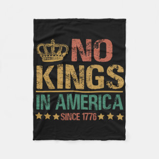 Geen koningen in Amerika sinds 1776 Anti-trump Gra Fleece Deken