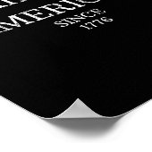 Geen koningen in Amerika sinds 1776 Democraten pat Poster (Hoek)