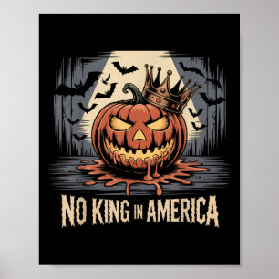 Geen koningen in Amerika sinds 1776 Gedistroyeerde Poster
