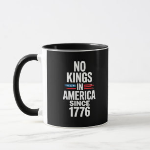 Geen Koningen In Amerika Sinds 1776 Minimaal Schoo Mok