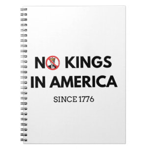 Geen koningen in Amerika sinds 1776 Notitieboek