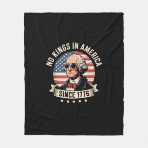 Geen Koningen In Amerika Sinds 1776 Ontwerp Fleece Deken
