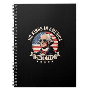 Geen Koningen In Amerika Sinds 1776 Ontwerp Notitieboek