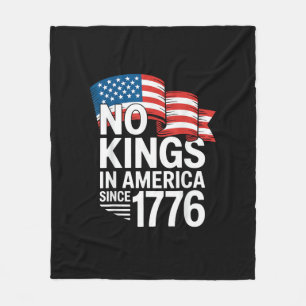 Geen Koningen In Amerika Sinds 1776 Protest Creati Fleece Deken