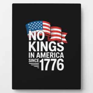 Geen Koningen In Amerika Sinds 1776 Protest Creati Fotoplaat