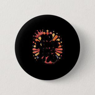 Geen Koningen In Amerika Sinds 1776 Spirit Patriot Ronde Button 5,7 Cm