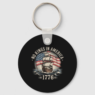Geen koningen in Amerika sinds 1776 Spirit Patriot Sleutelhanger