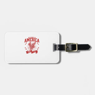 Geen Koningen In Amerika Sinds 1776 USA Adelaar Bagagelabel
