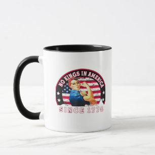 Geen Koningen In Amerika Sinds 1776 USA Vlag Save Mok