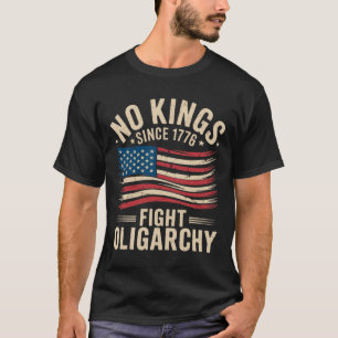 Geen koningen in Amerika sinds 1776 vechten tegen T-shirt