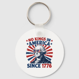 Geen koningen in Amerika sinds 1776 verweerde vlag Sleutelhanger