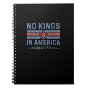 Geen Koningen In Amerika Sinds 1776 Vintage Notitieboek