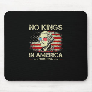 Geen koningen in Amerika sinds 1776 Vintage vlag Muismat