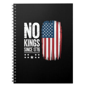 Geen Koningen In Amerika Sinds 1776 Vrijheid Geest Notitieboek