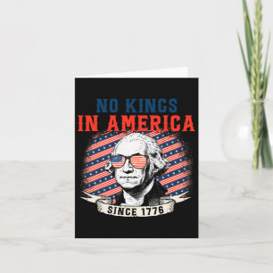 Geen koningen in Amerika sinds het T-shirt tegen T Kaart