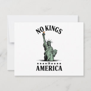 Geen Koningen in Amerika Standbeeld van de Vrijhei