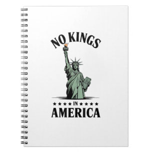 Geen Koningen in Amerika Standbeeld van de Vrijhei Notitieboek