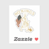 Geen Koningen In Amerika Sticker (Vel)