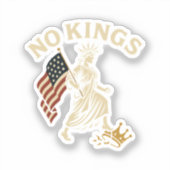 Geen Koningen In Amerika Sticker (Voorkant)