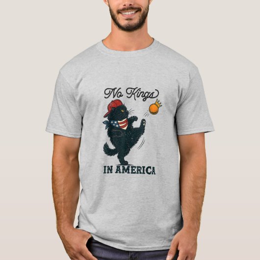 Geen koningen in Amerika T-shirt (Voorkant)