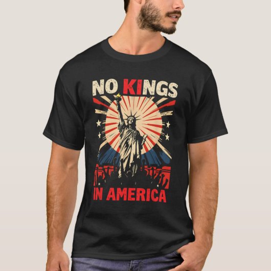 Geen koningen in Amerika T-shirt (Voorkant)