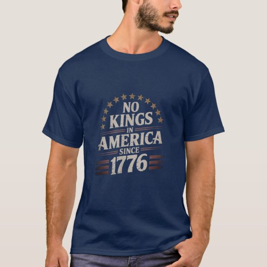 Geen koningen in Amerika T-shirt (Voorkant)