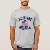 Geen koningen in Amerika T-shirt (Voorkant)