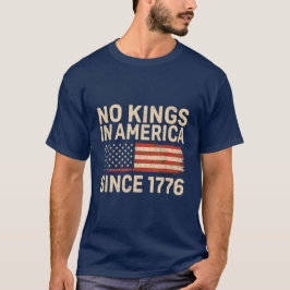 Geen koningen in Amerika T-shirt