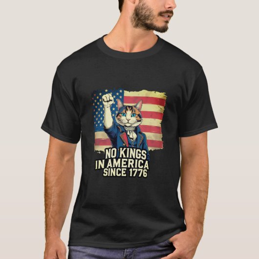 Geen koningen in Amerika T-shirt (Voorkant)