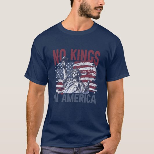 Geen koningen in Amerika T-shirt (Voorkant)