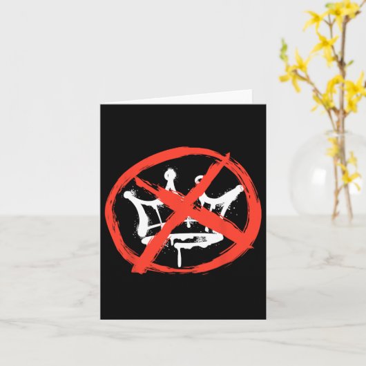 Geen koningen in Amerika tegen Trump Kaart (Gele Bloem)