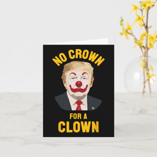 Geen koningen in Amerika tegen Trump Kaart (Gele Bloem)