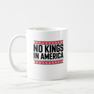 Geen Koningen In Amerika USA Minimal Schoon Koffiemok