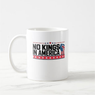 Geen Koningen In Amerika USA Minimal Schoon Koffiemok