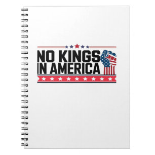 Geen Koningen In Amerika USA Minimal Schoon Notitieboek