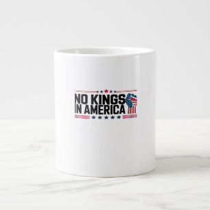Geen Koningen In Amerika USA Patriotische Stijl Grote Koffiekop